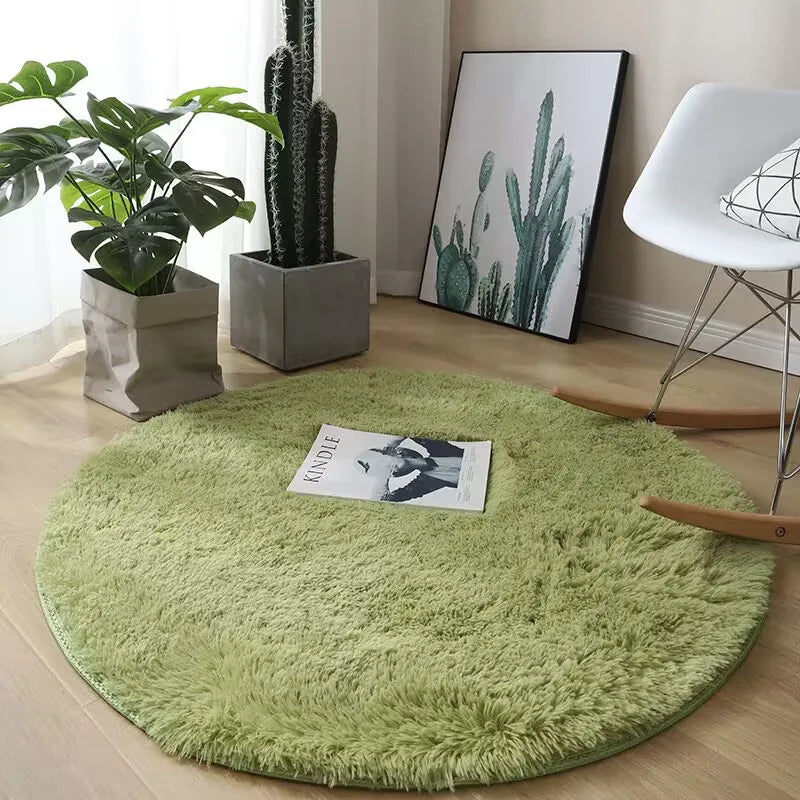Plush Round Rug