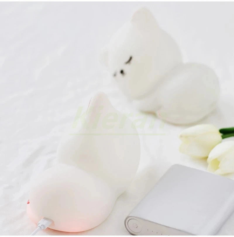 Oska Cat Silicone Night Light