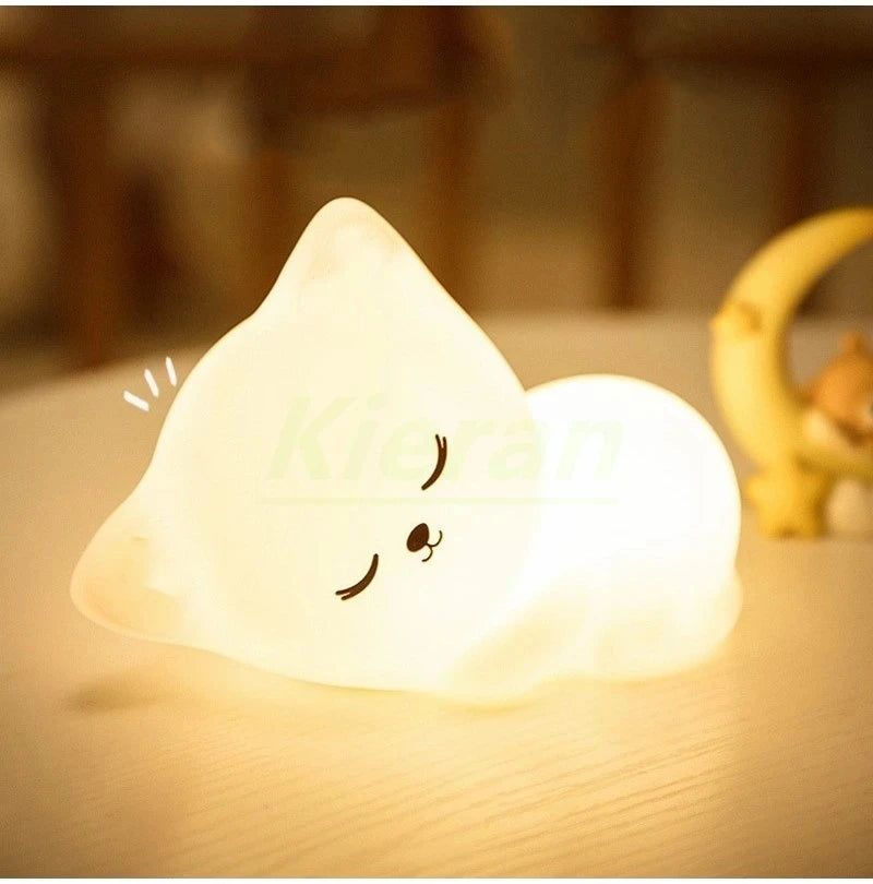 Oska Cat Silicone Night Light