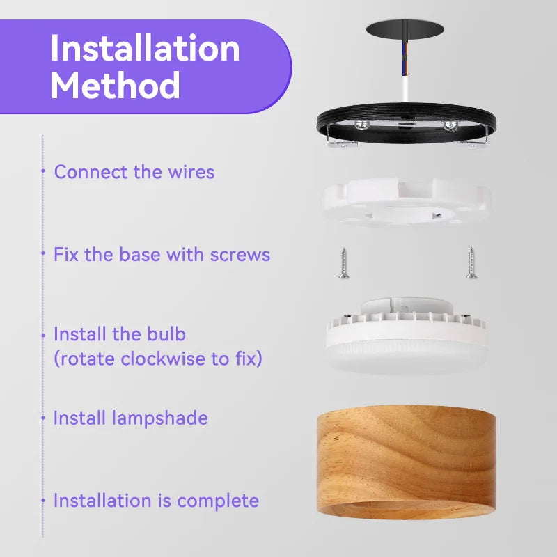 Auro Wooden Ceiling Light