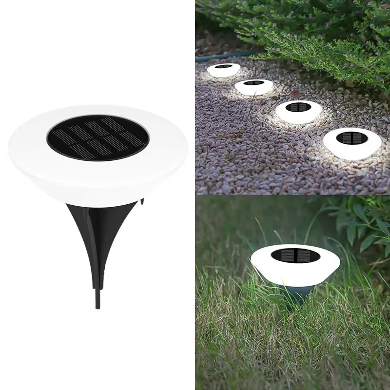 1/2Pack Solar Ground Lights,14LED Waterproof Outdoor Landscape Light, LED Lawn Lamp, for Garden Pathway Yard Deck Camping Decor