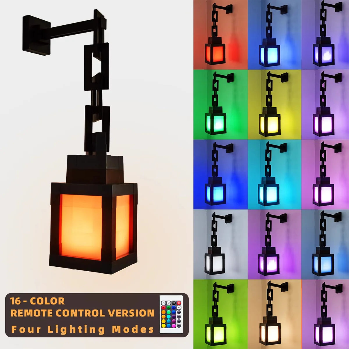 Svea Pixel Art RGB Lantern