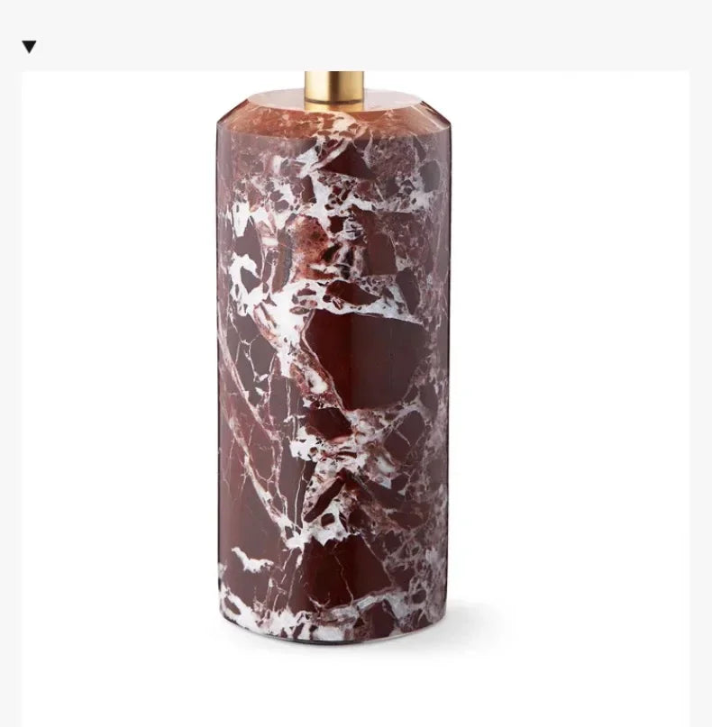 Marble Luxury Table Lamps Danish Atmosphere LED Desk Light Charging Touch Switch Living Room Bedroom Bedside Study Read Lighting