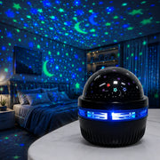 Starry Sky Projector Lamp RGB Galaxy Light Moon Star LED Night Lamp USB Ambient Light Bedroom Home Party Decoration