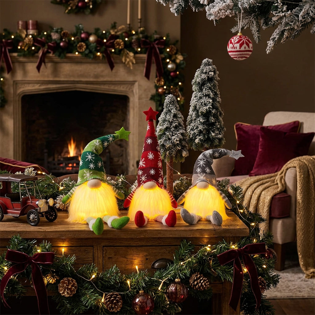 Vela Christmas Gnome Night Light