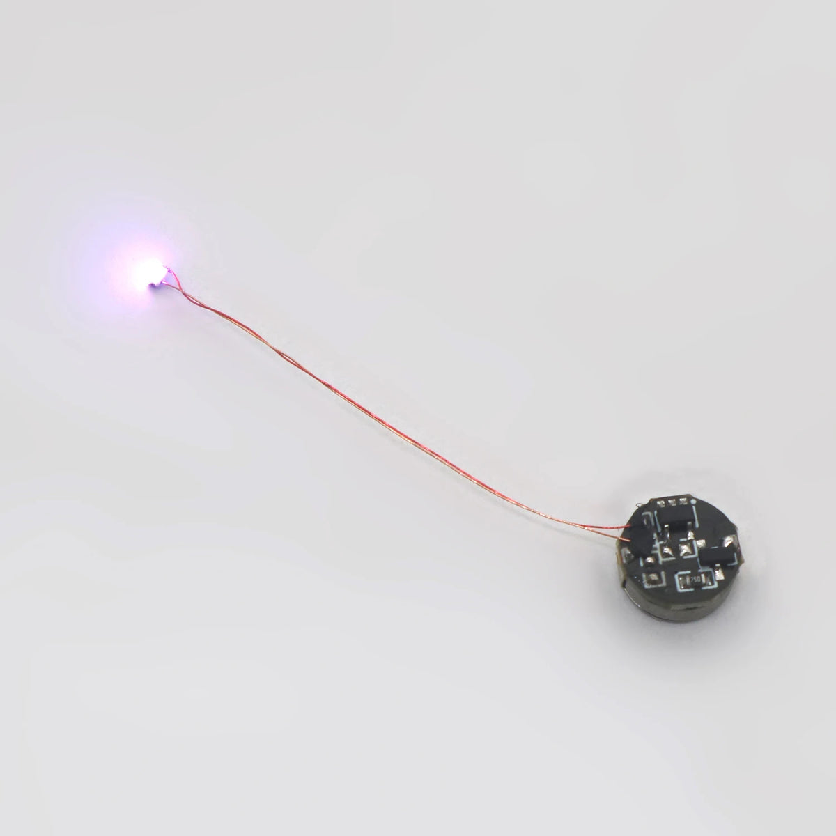 Wired 5cm Magnetic Control Lamp Led Magnetron Light Model +magnet + Battery Diy Car Toys Lighting Diorama Materials Gunda Robots