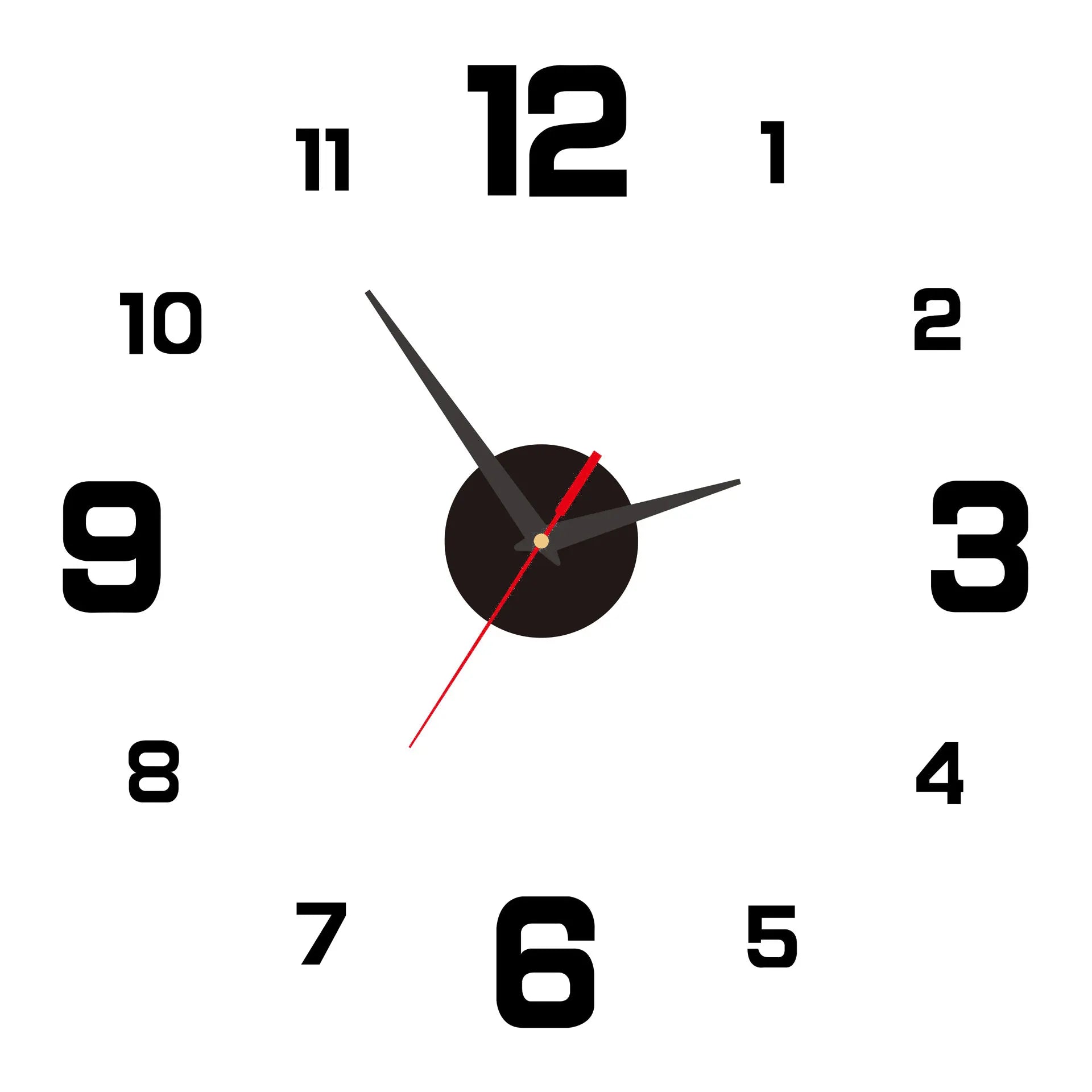 Frameless Clock