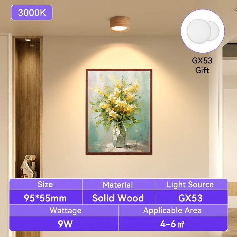 Auro Wooden Ceiling Light