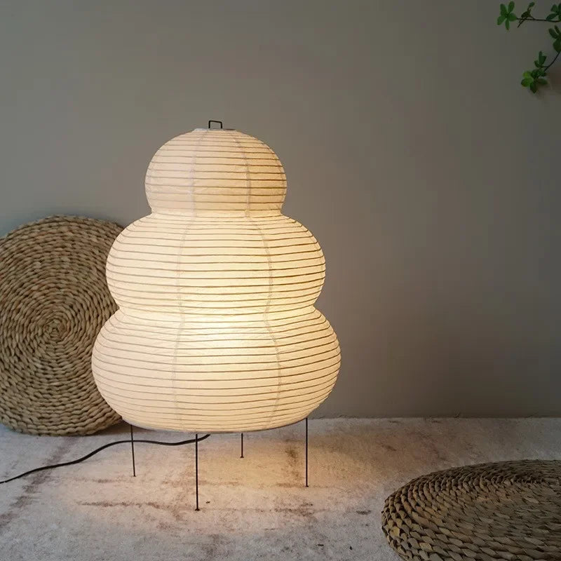 Kala Rice Paper Sculpture Table Lamp 1