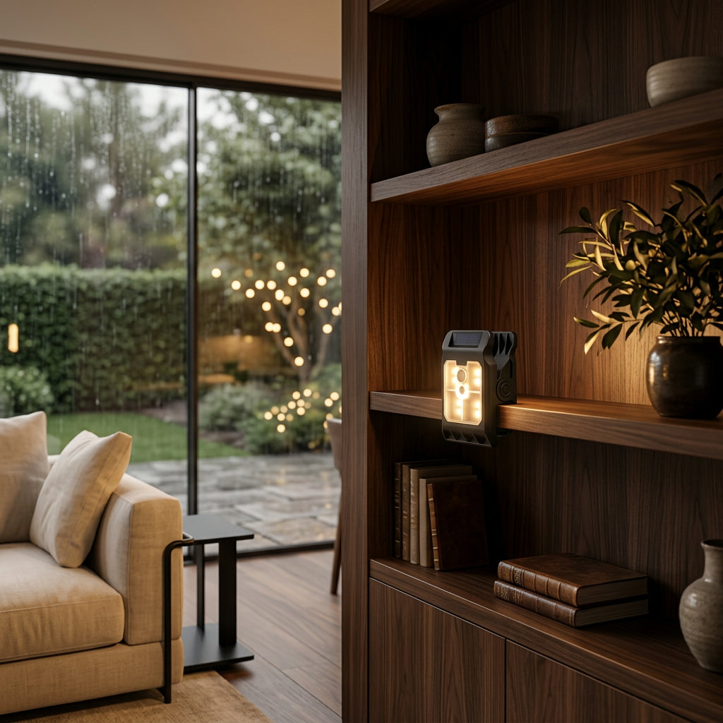 Tela Solar Motion Sensor Clip-On Light