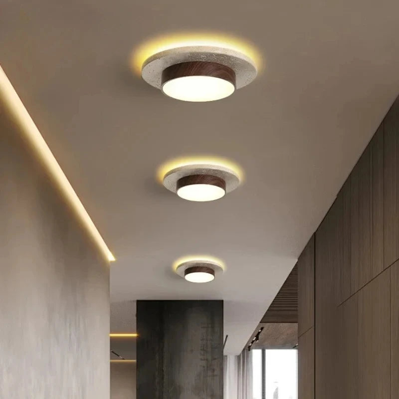 Veyn Wood Ceiling Light – Calm Light for Hallway & Entry