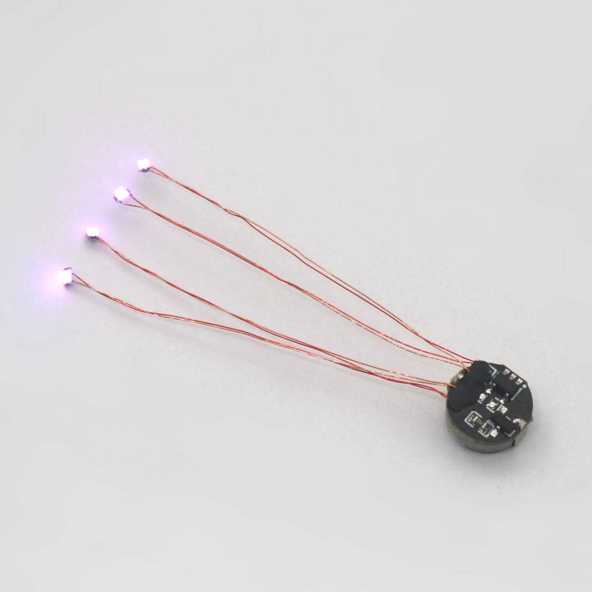 Wired 5cm Magnetic Control Lamp Led Magnetron Light Model +magnet + Battery Diy Car Toys Lighting Diorama Materials Gunda Robots