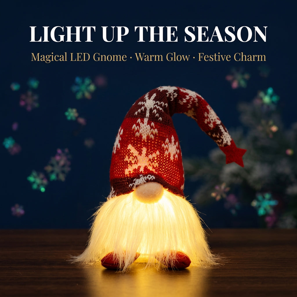Vela Christmas Gnome Night Light