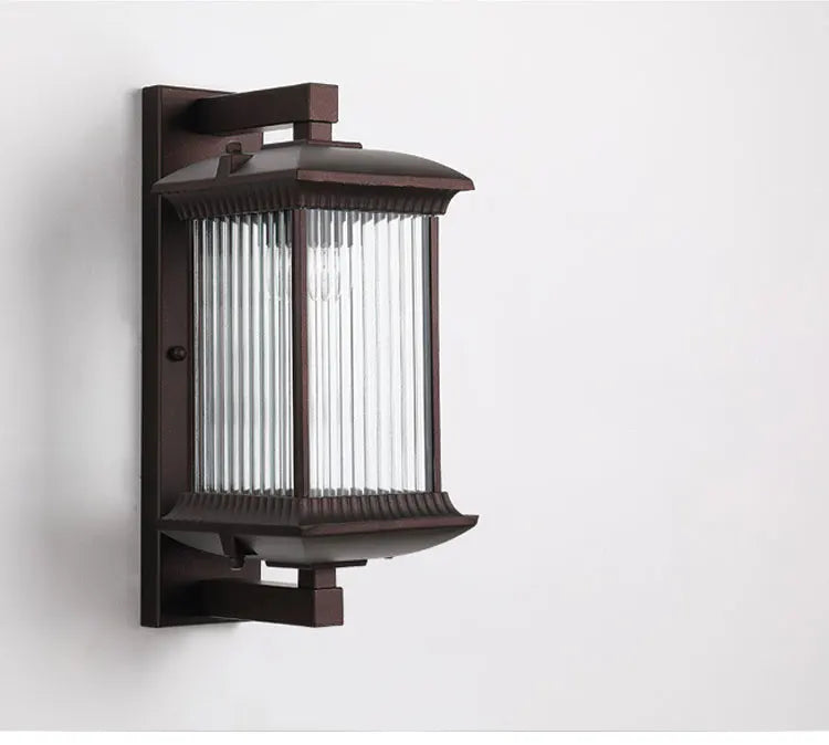 Outdoor Wall Lamp Metal Waterproof Outside Wall Lights AC90-260V Exterior Wall Lighting for Hotel Villa Big Porch Garden Gate
