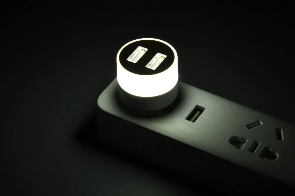 USB Light LED USB Book Lamp Eye Protection Reading Light Computer Reading Lamp Mobile Power Charging Book Lamps Mini Night Light