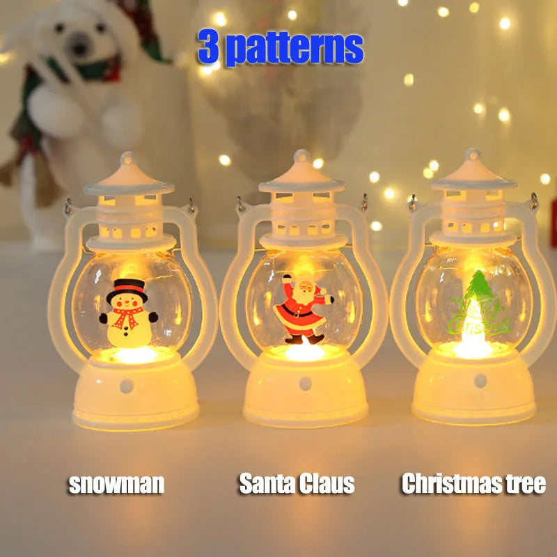 Hira Santa & Snowman Christmas Lantern