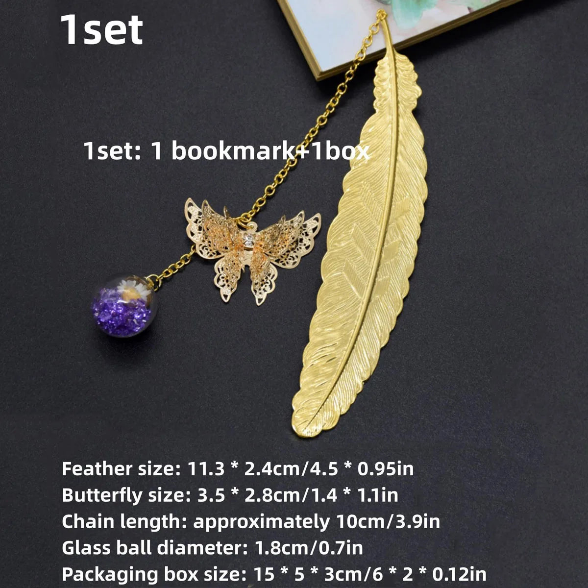 Feather Bookmark