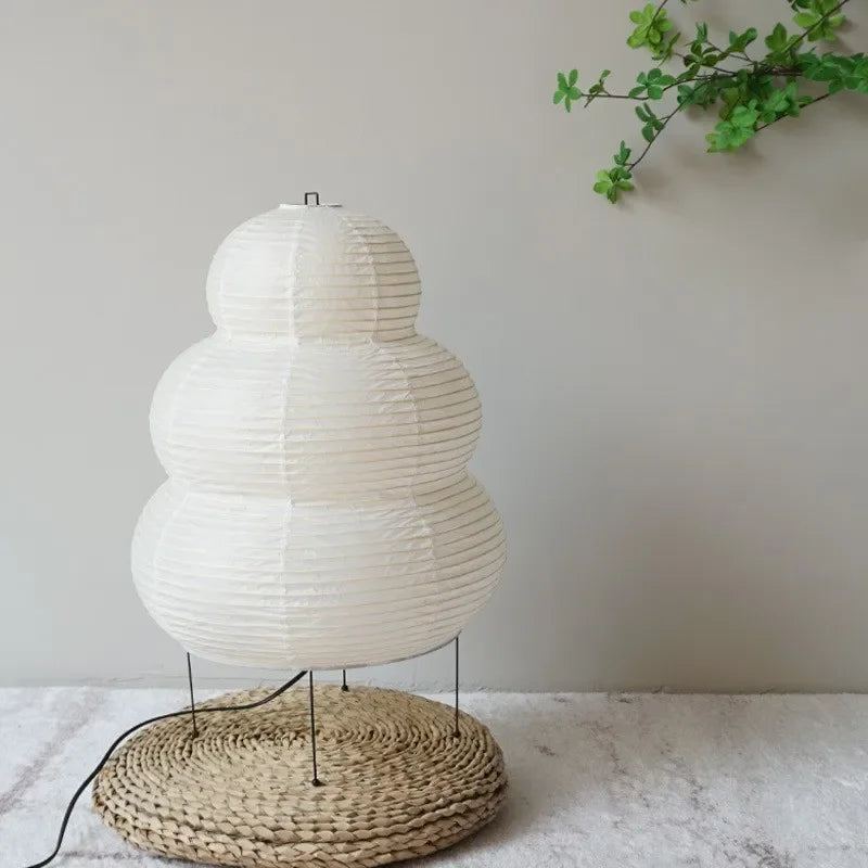 Kala Rice Paper Sculpture Table Lamp 1
