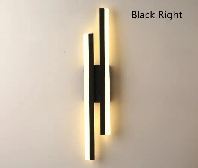 LED Wall Lamp Bedroom Wall Sconces Copper Line Pipe Acrylic Lampshade Indoor Lighting for Living Room Corridor Light Fixture