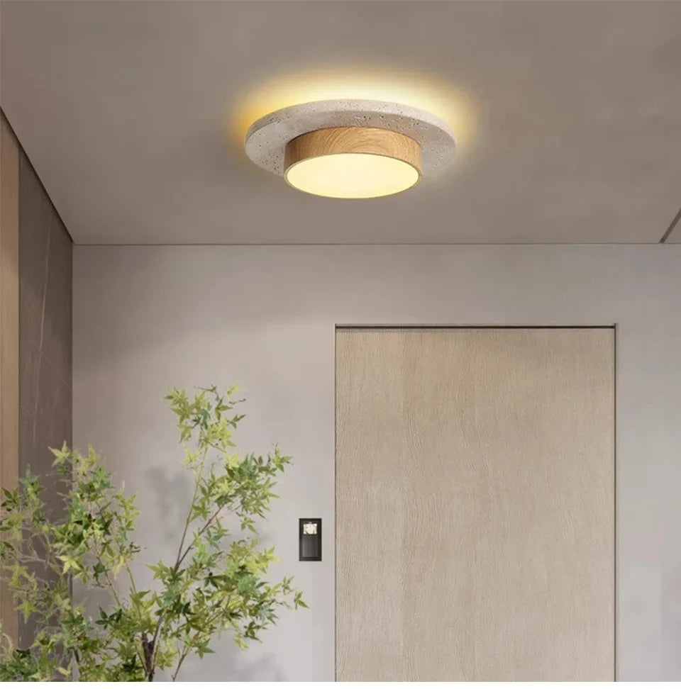Veyn Wood Ceiling Light