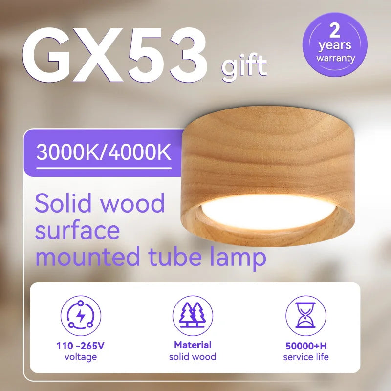 Auro Wooden Ceiling Light
