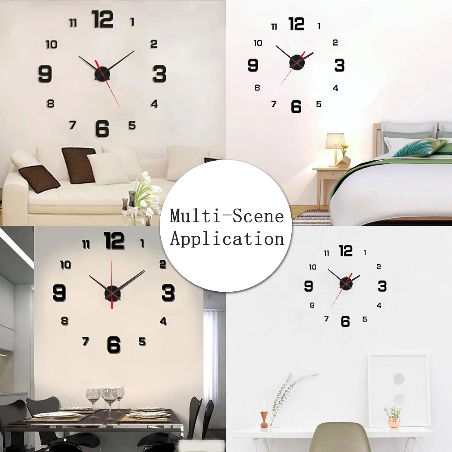 Frameless Clock