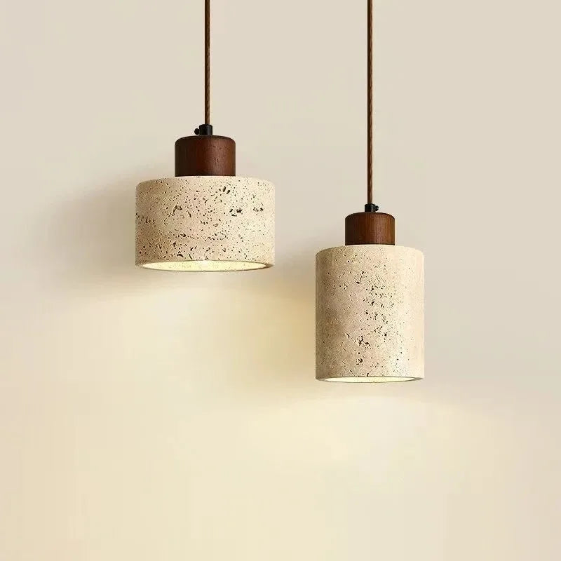 Selo Wood Pendant Light – Soft Glow for Bedside & Dining