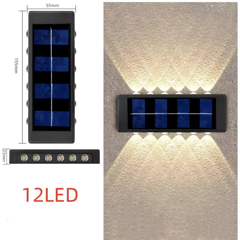 Alba Solar Garden Wall Light