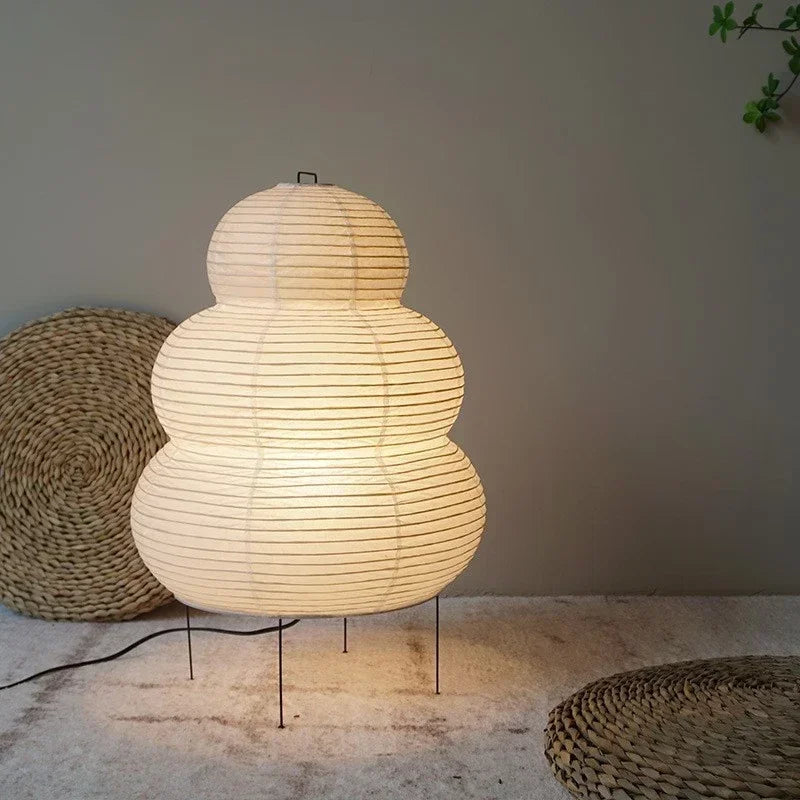 Kala Rice Paper Sculpture Table Lamp 1