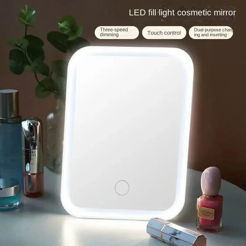 Avena Foldable Touch LED Makeup Mirror