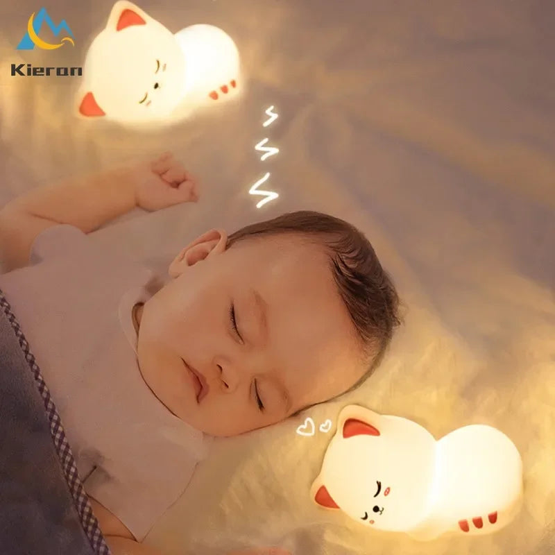 Oska Cat Silicone Night Light