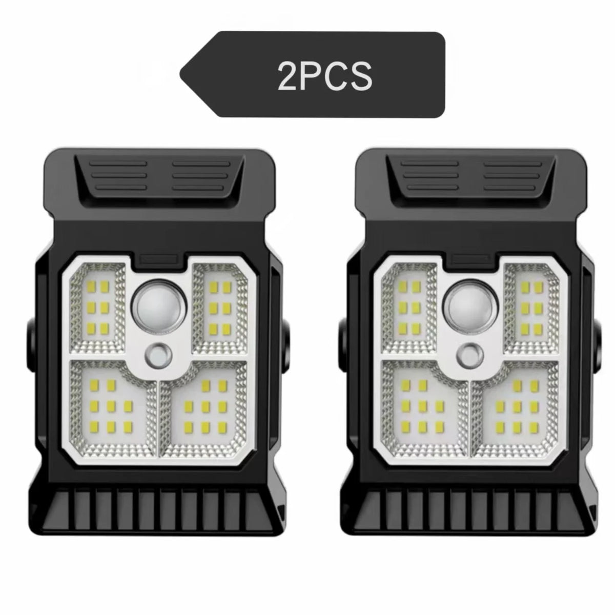 Solar Motion Sensor Clip On Light Outdoor Waterproof Bright Solar Powered Security Lamp for Fence Garden Yard Wall Patio Camping