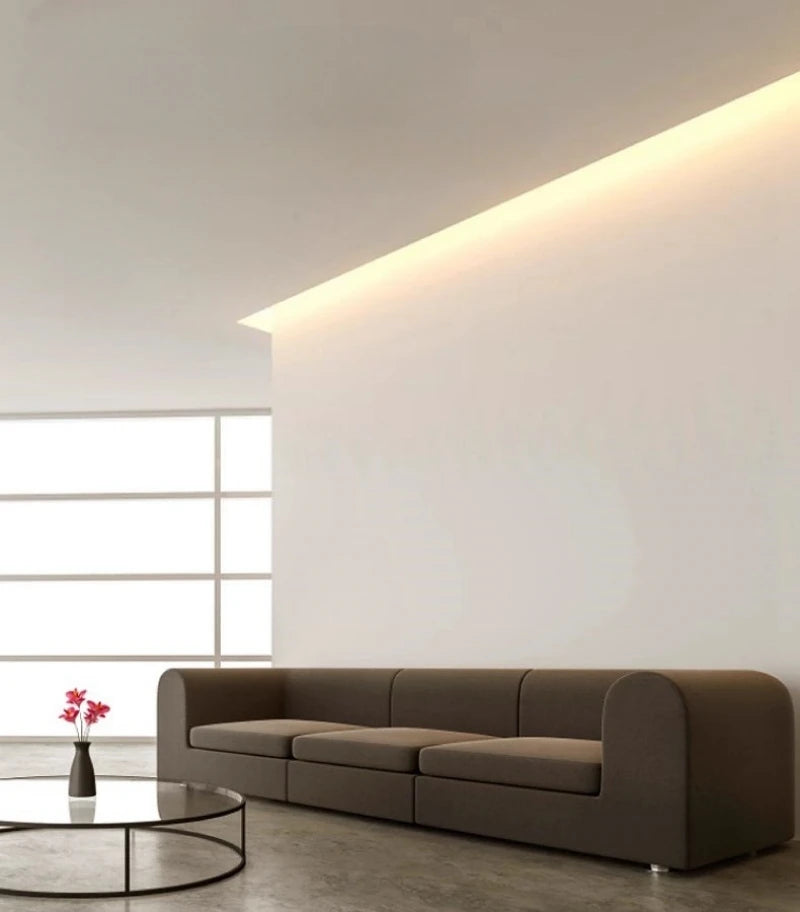 4/6/8/10mm Narrow LED Neon Silicone Tube Rope Lamp Recessed DC12V Flexible Waterproof Diffuser Cabinet Closet Ribbon Strip Light