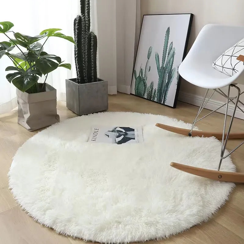 Plush Round Rug