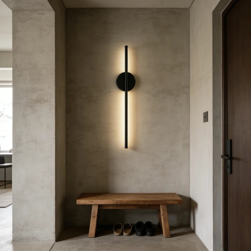 Magnetic Rechargeable 50 Wall Lamp Black Gold For Living Room Bedroom Hallway Study Stairwell Cloakroom LED Lighting Wiring Free