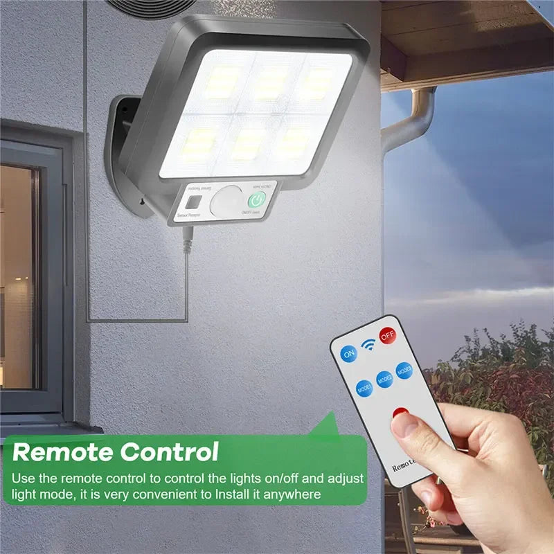 Outdoor Solar Split Wall Lamp Motion Sensor Waterproof LED Emergency Security Light for Garden Yard Pathway Decoration