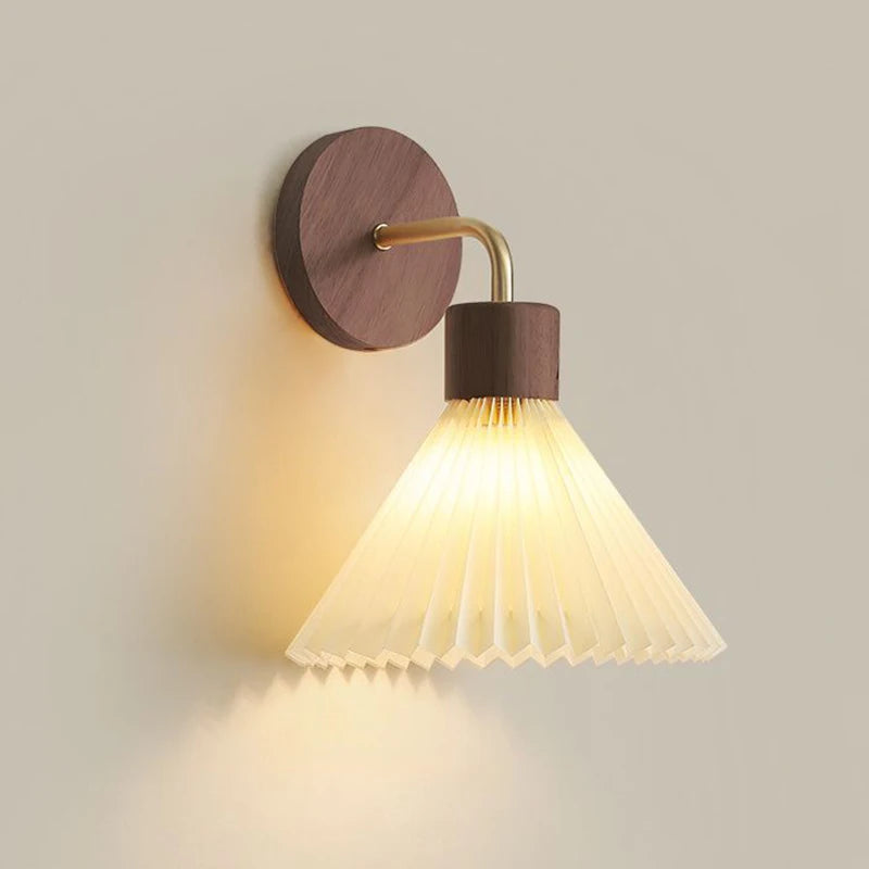 Nordic LED Wall Lamp Modern Wood Wall Light Indoor Lighting Room Decor Sconces For Bedside Bedroom Living Room Hotel E27 Bulb