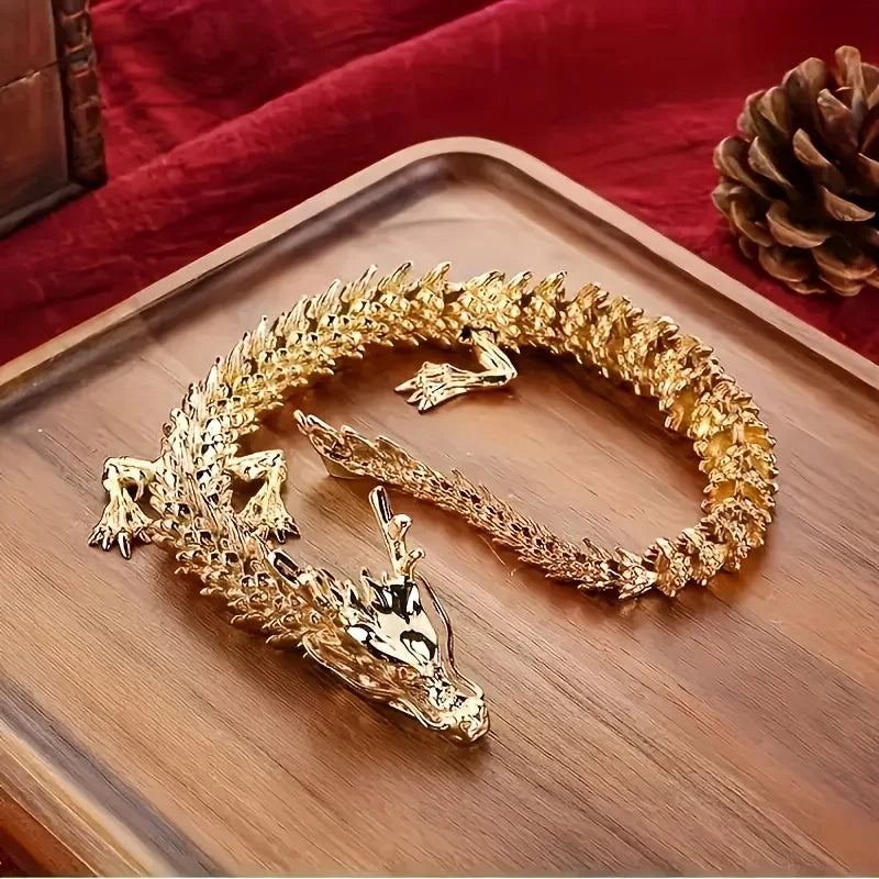 Golden Dragon Statue