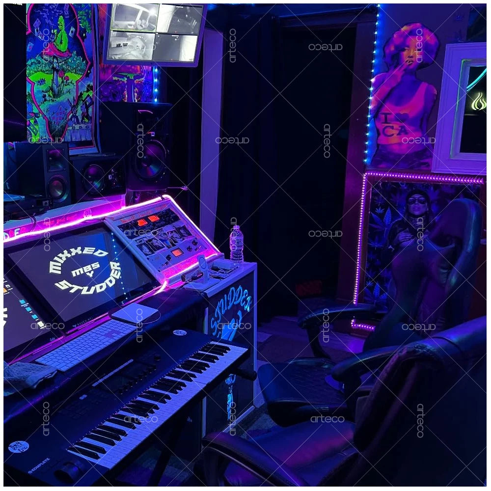 USB UV LED Strip Light Glow in Dark Led Blacklight 385-400nm Ultraviolet UV Lamp For Halloween Fluorescence Party Neon Posters