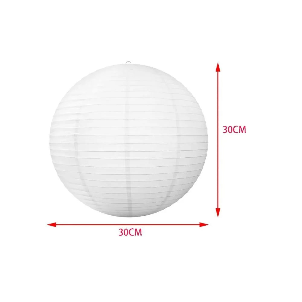 Hanging Paper Lampshade Light Fixture Classic Modern Pendant Light Lamp Cover Vintage Round Ceiling Light Cover Hotel Cafe