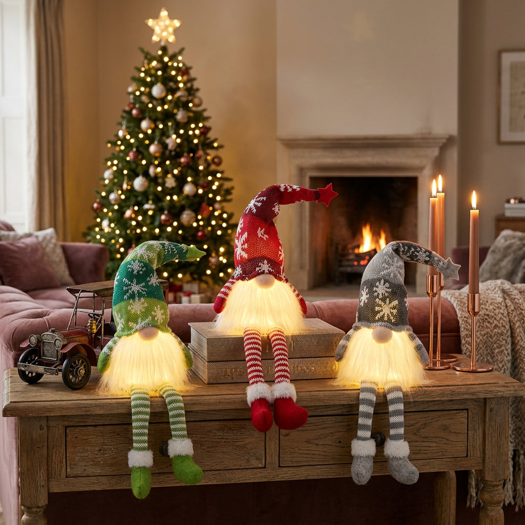 Vela Christmas Gnome Night Light