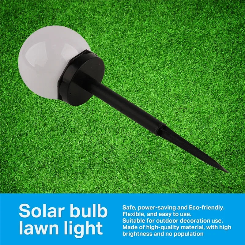 1/3/6/9PC Solar Powered LED Bulb Lamp Energy Light Waterproof Outdoor Garden Light Street Solar Panel Ball Lights Lawn Yard Lamp