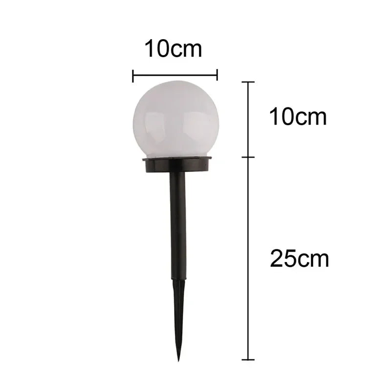 1/3/6/9PC Solar Powered LED Bulb Lamp Energy Light Waterproof Outdoor Garden Light Street Solar Panel Ball Lights Lawn Yard Lamp