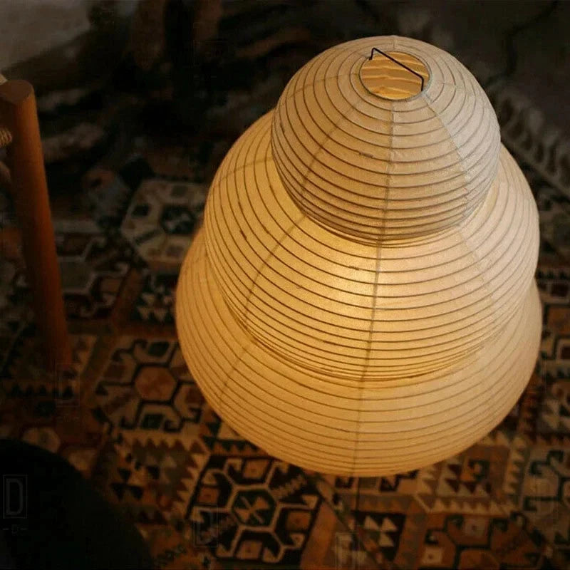 Kala Rice Paper Sculpture Table Lamp 1