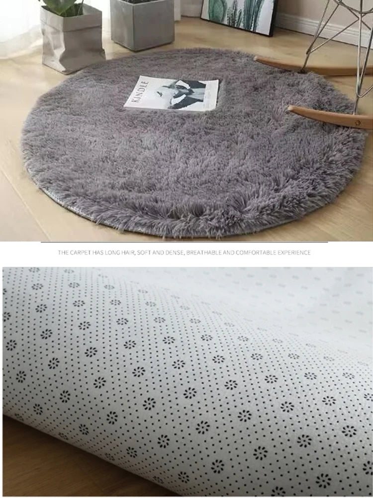 Plush Round Rug