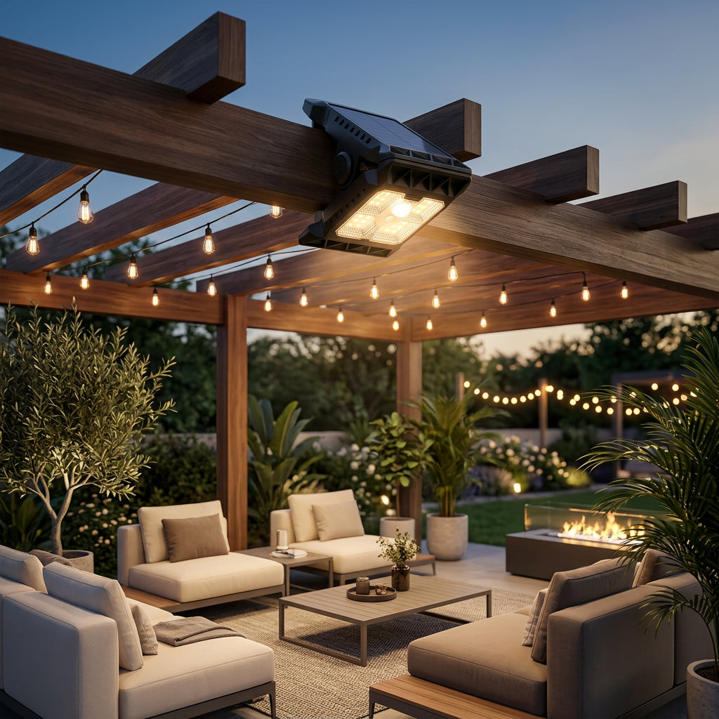 Tela Solar Motion Sensor Clip-On Light