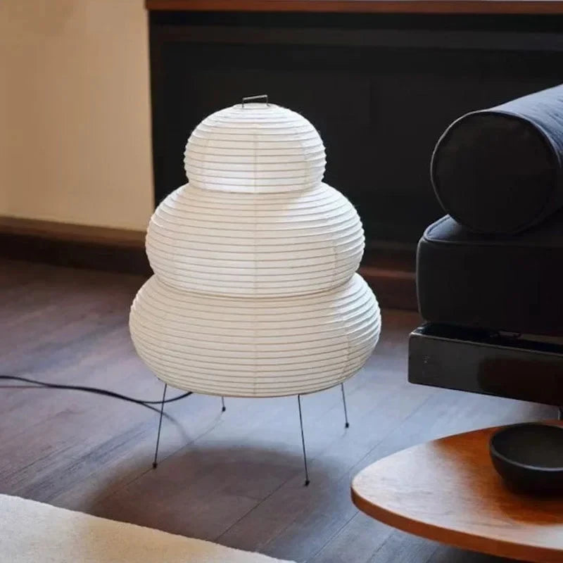 Kala Rice Paper Sculpture Table Lamp 1