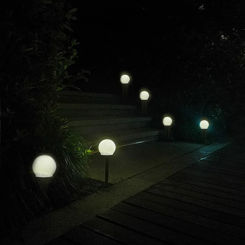 1/3/6/9PC Solar Powered LED Bulb Lamp Energy Light Waterproof Outdoor Garden Light Street Solar Panel Ball Lights Lawn Yard Lamp
