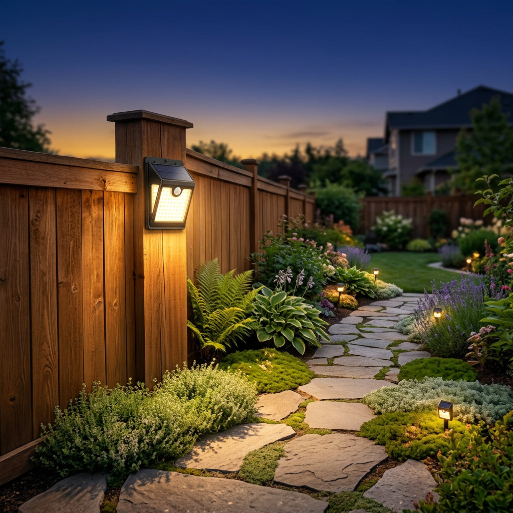 Tela Solar Motion Sensor Clip-On Light