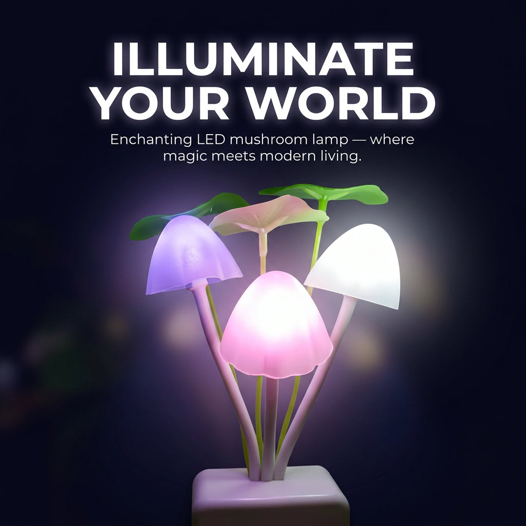 Sora Mushroom Plug-In Night Light